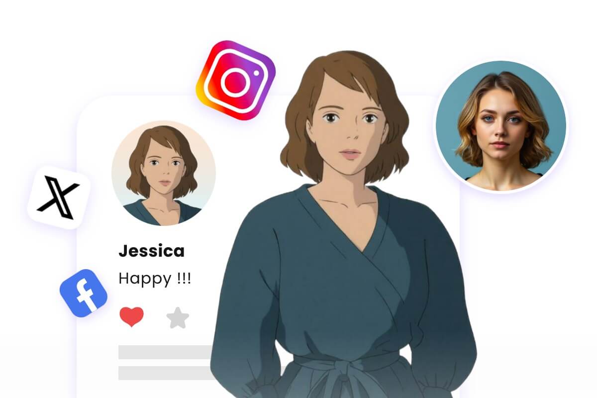 Make ghibli pfp with fotor studio ghibli ai video generator