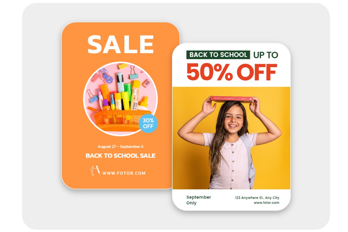 Make handbills for school