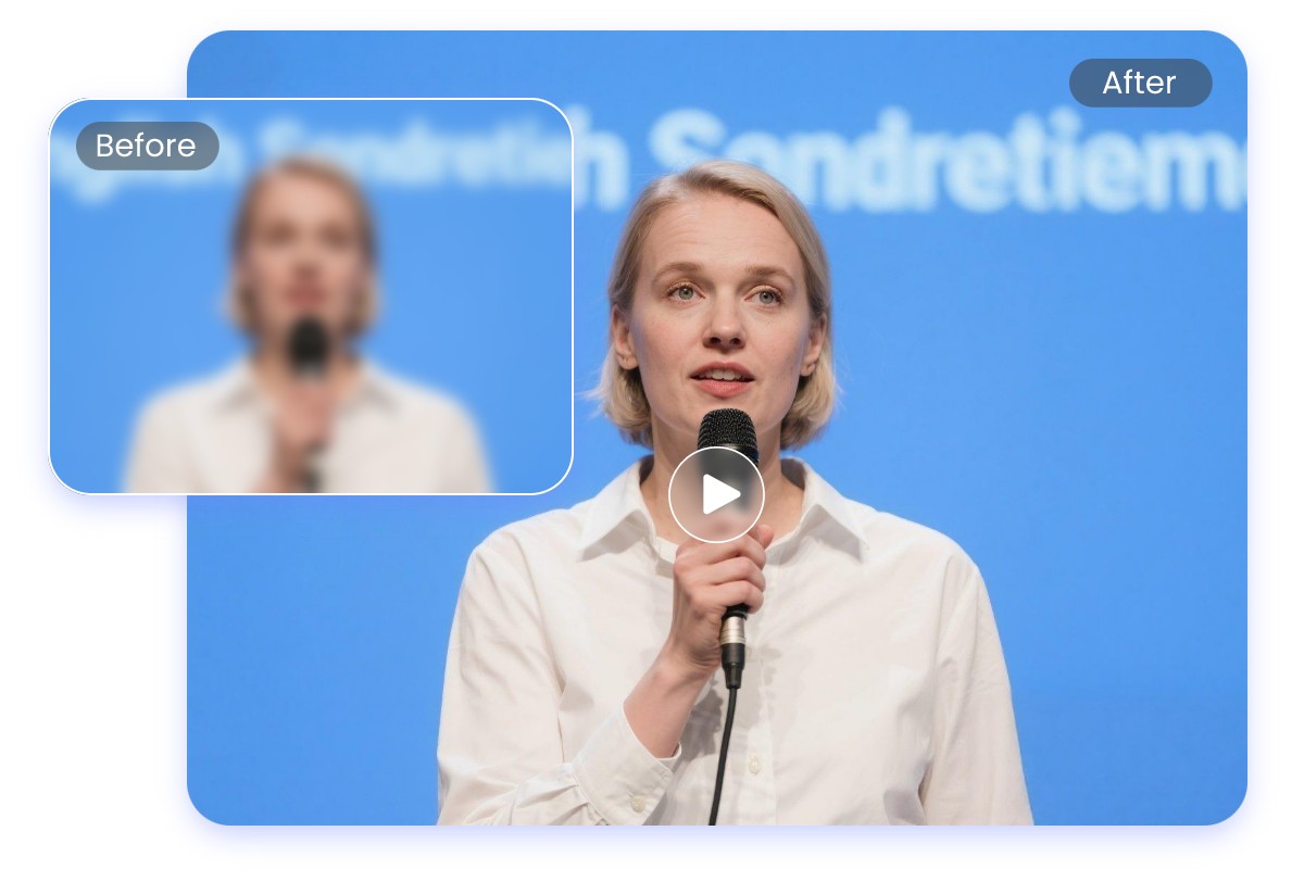 Make interview meeting or lecture recording clearer