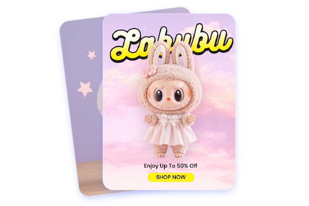 Poster im Labubu-Stil gestalten