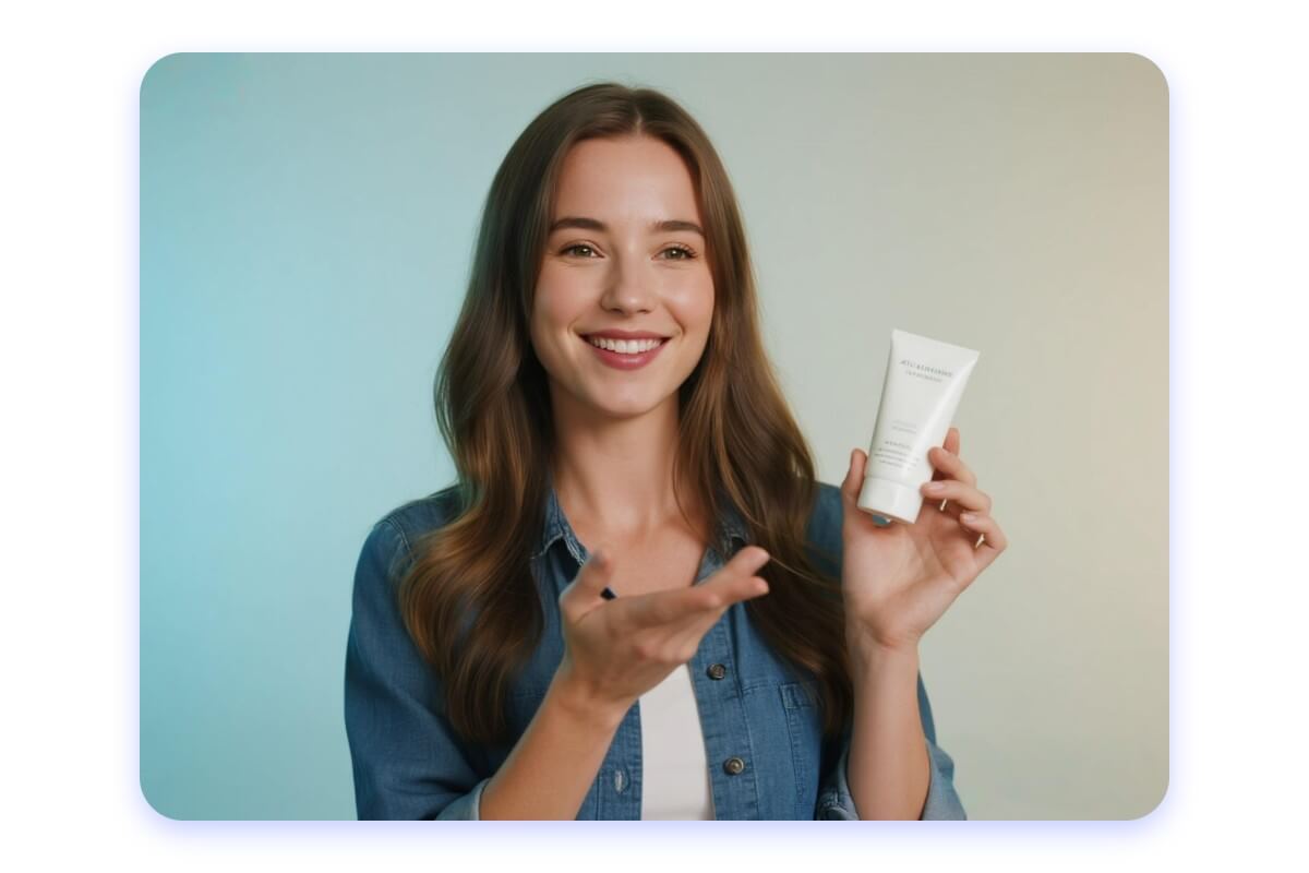 Make photo talk with ai for marketing