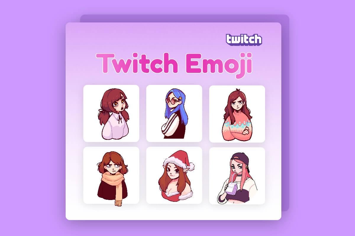 Black Bunny Emotes, Twitch Emotes, Discord Emojis