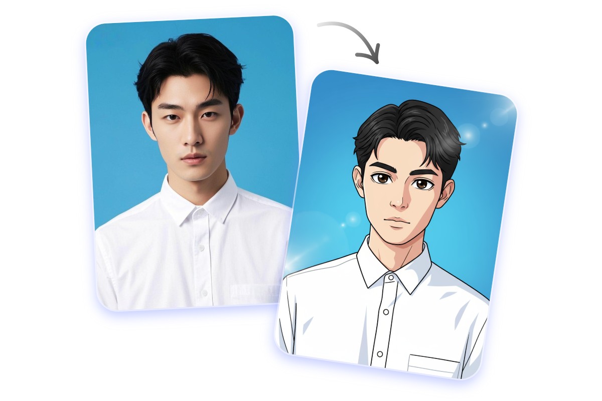 画像から理想の男子高校生を作成