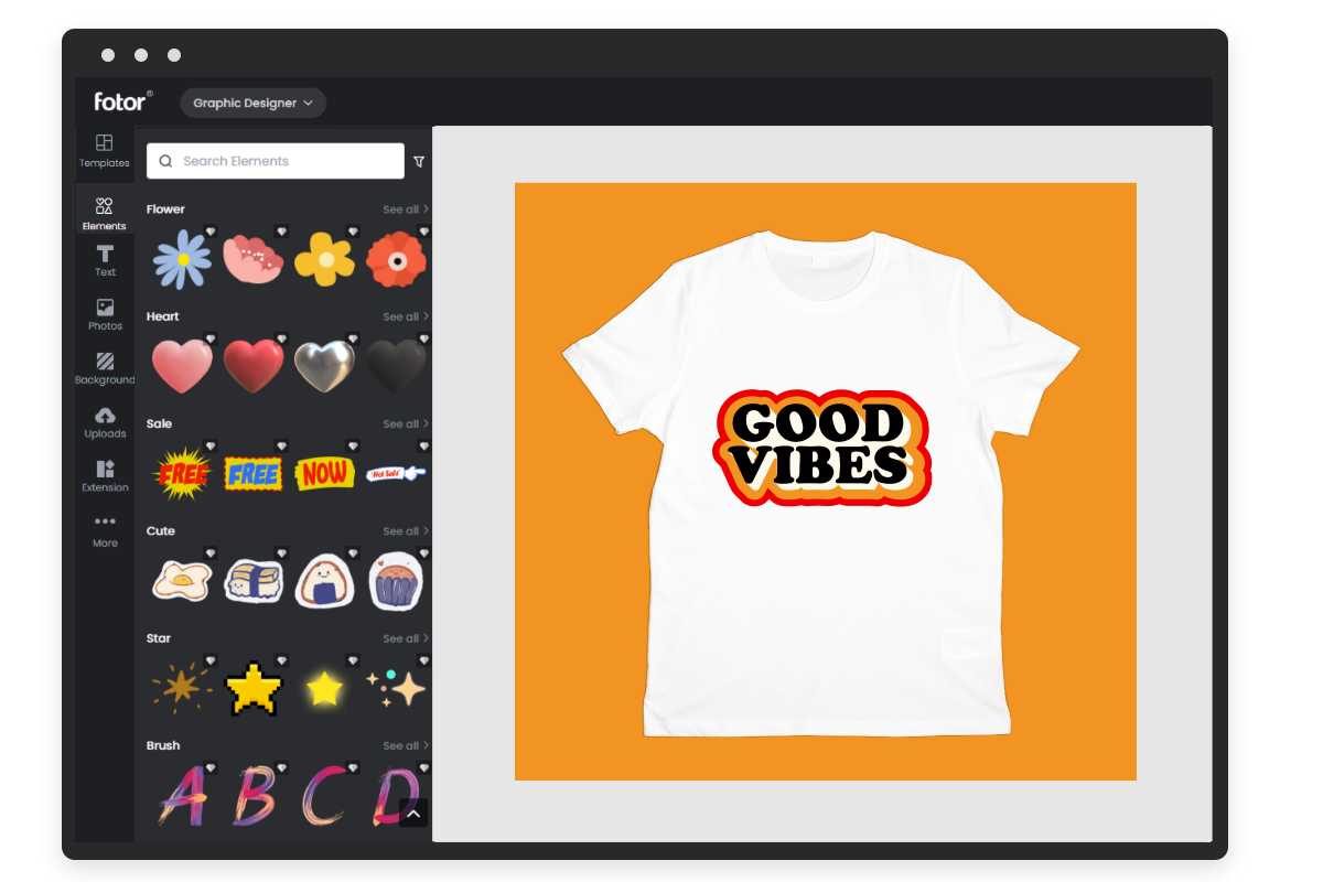 tapijt Bemiddelaar Groot Make a T-Shirt Mockup with Online T-Shirt Mockup Generator | Fotor