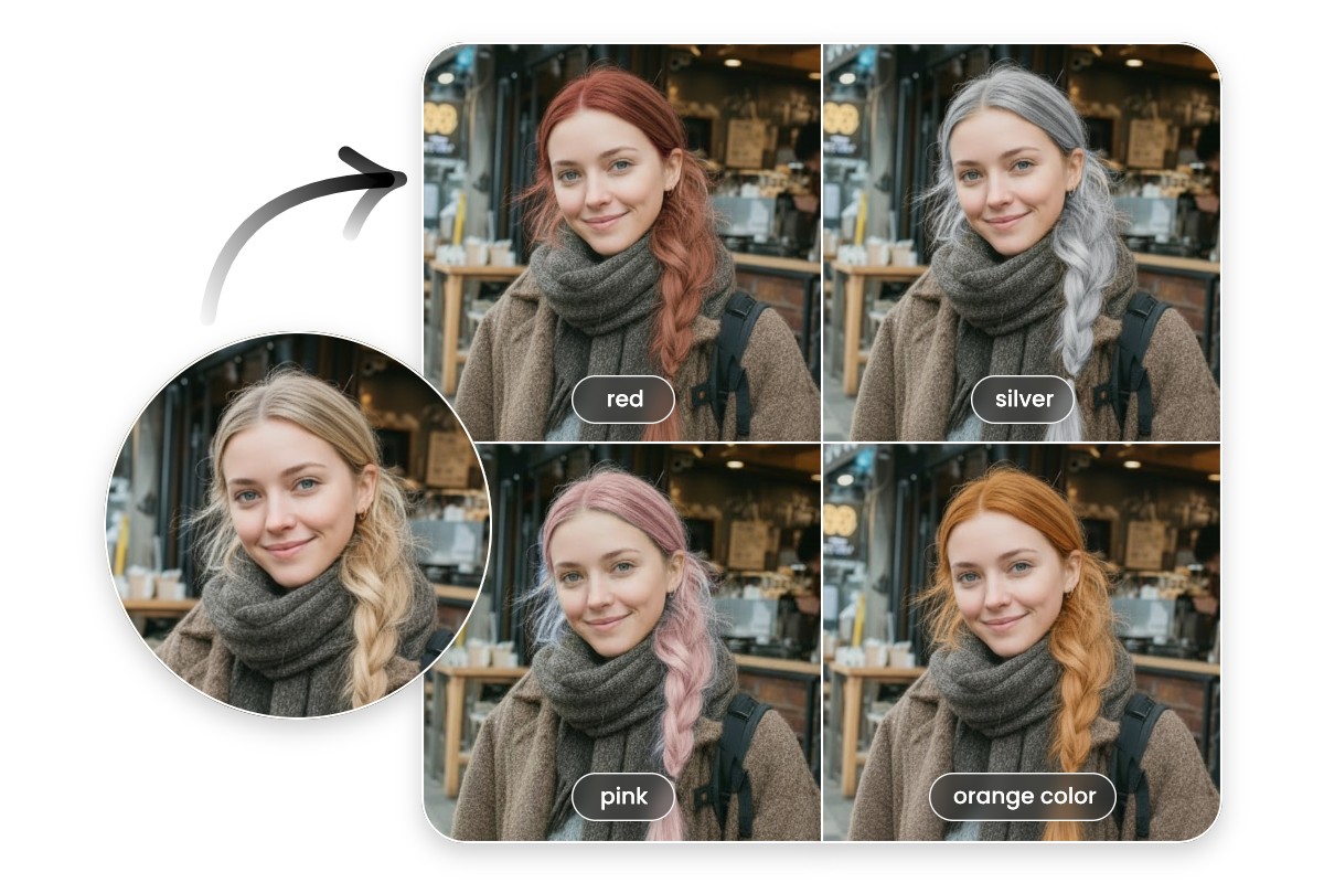 Multiple trending colors to find your best hair color