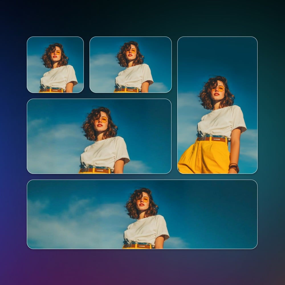 Nano banana proの多様な画像アスペクト比対応