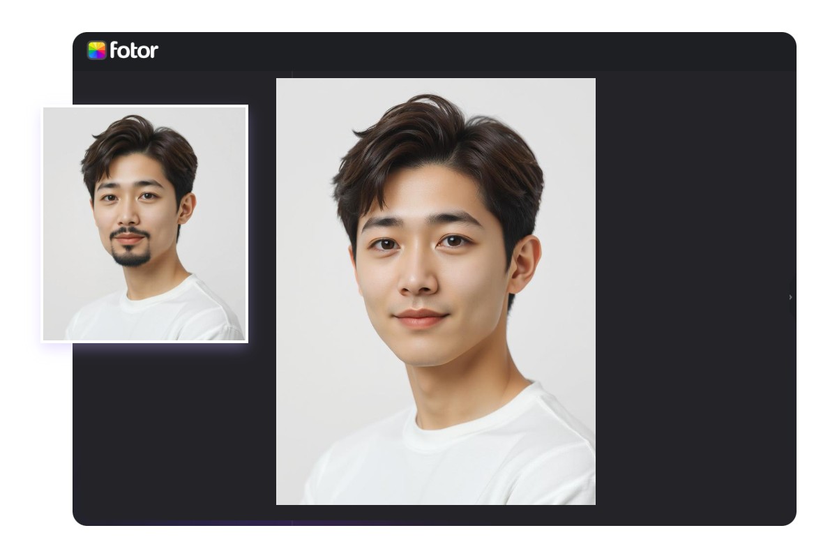 写真のヒゲを消す