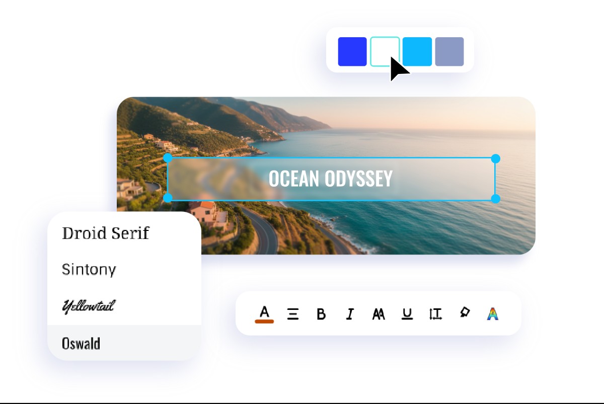 Numerous customizable design assets for you