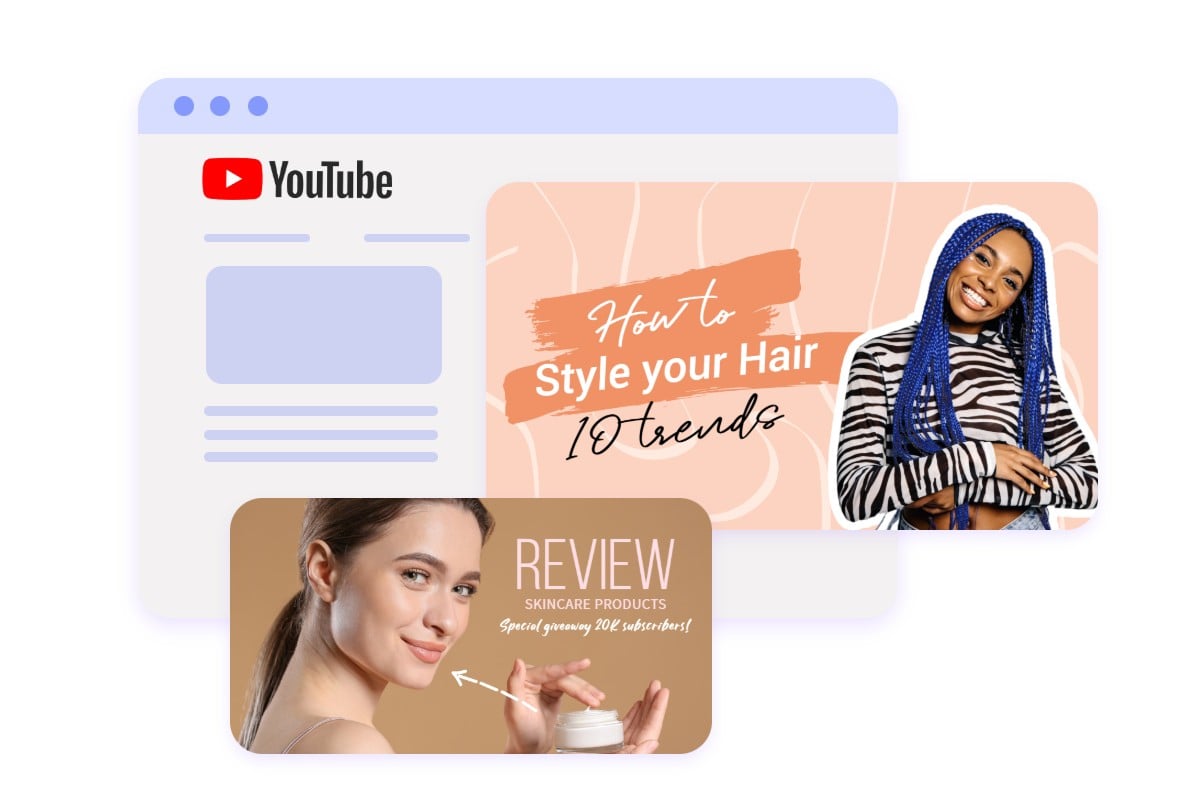 Other youtube visual creation plans from fotor youtube thumbnail and end screen