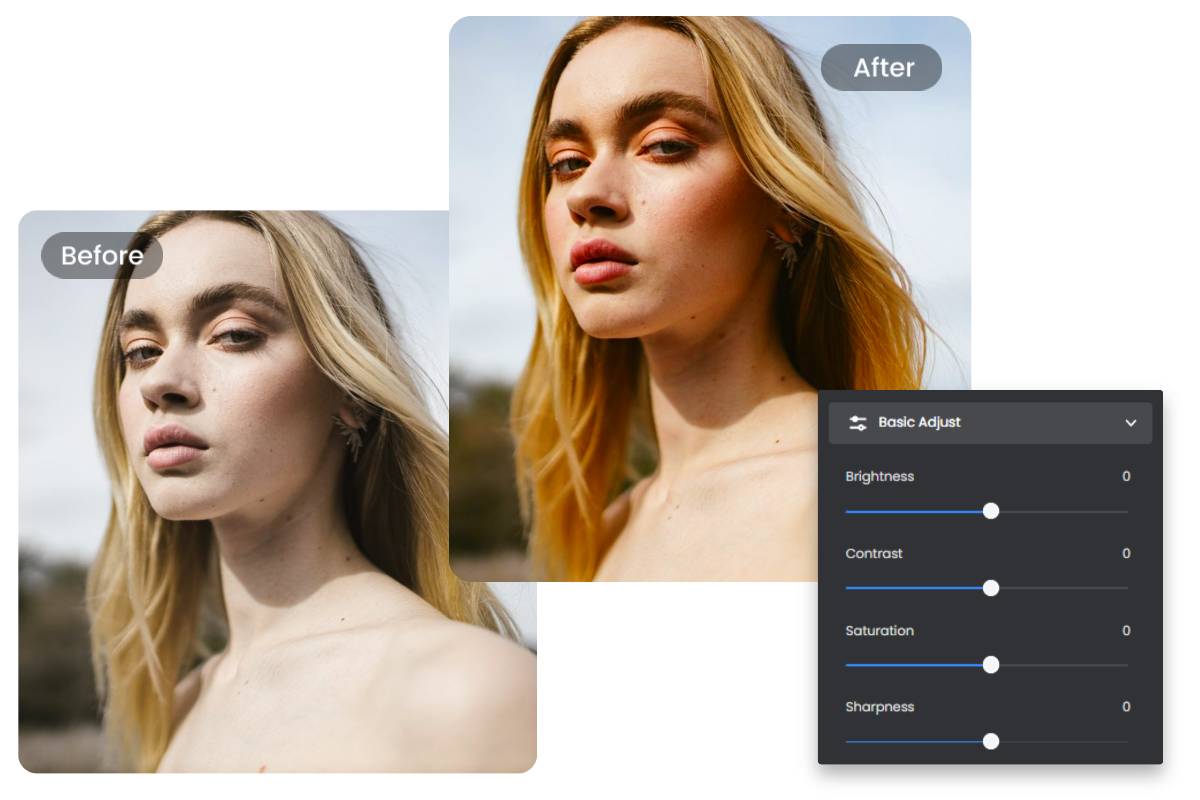 Contrast Picture Free Image Contrast Editor Online Fotor