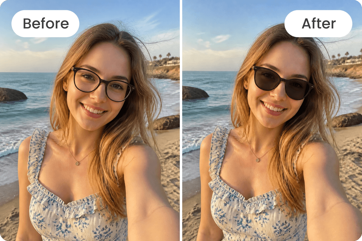 Personal photos ai replace