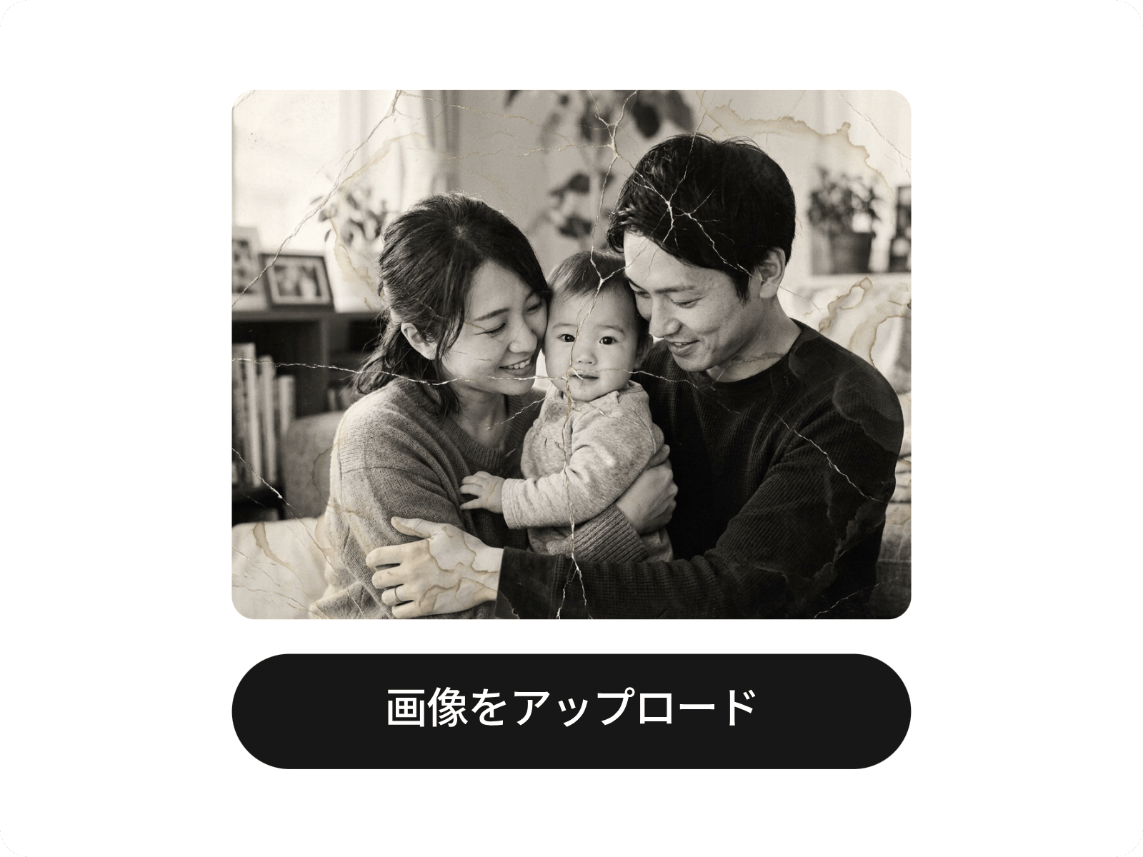 写真をアップロード