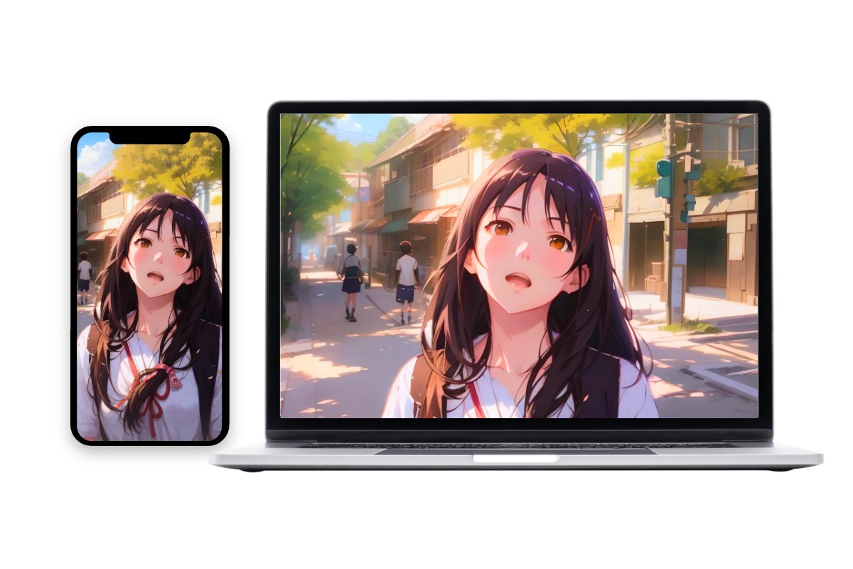 FotorのAIアニメ化機能で女性の写真をアニメ化する