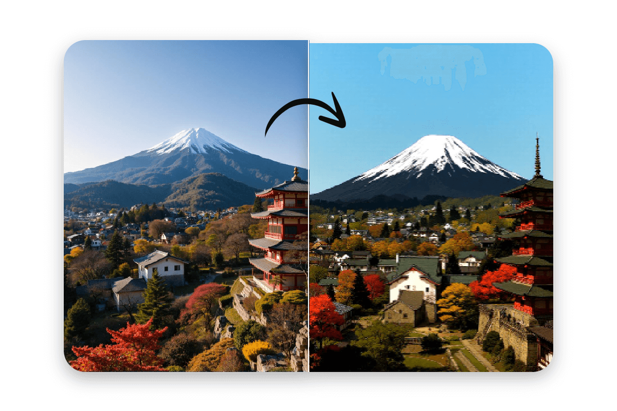 写真イラスト化サイトで風景を格上げ