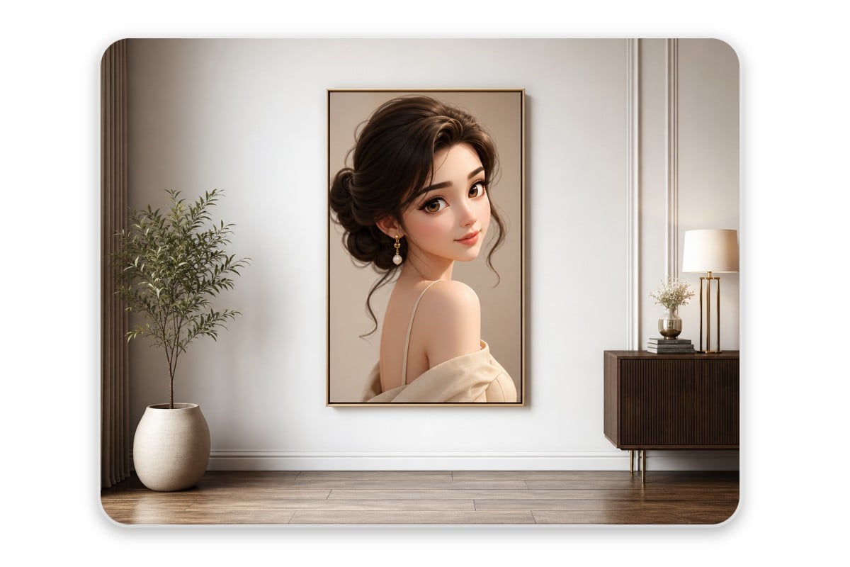 Photo to cartoon digital prints