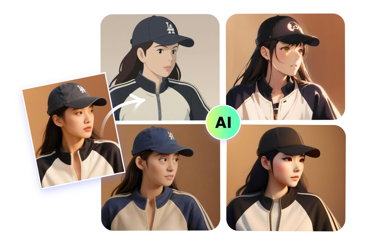 ピクセルアートだけでなく、さまざまなアニメ風にも対応