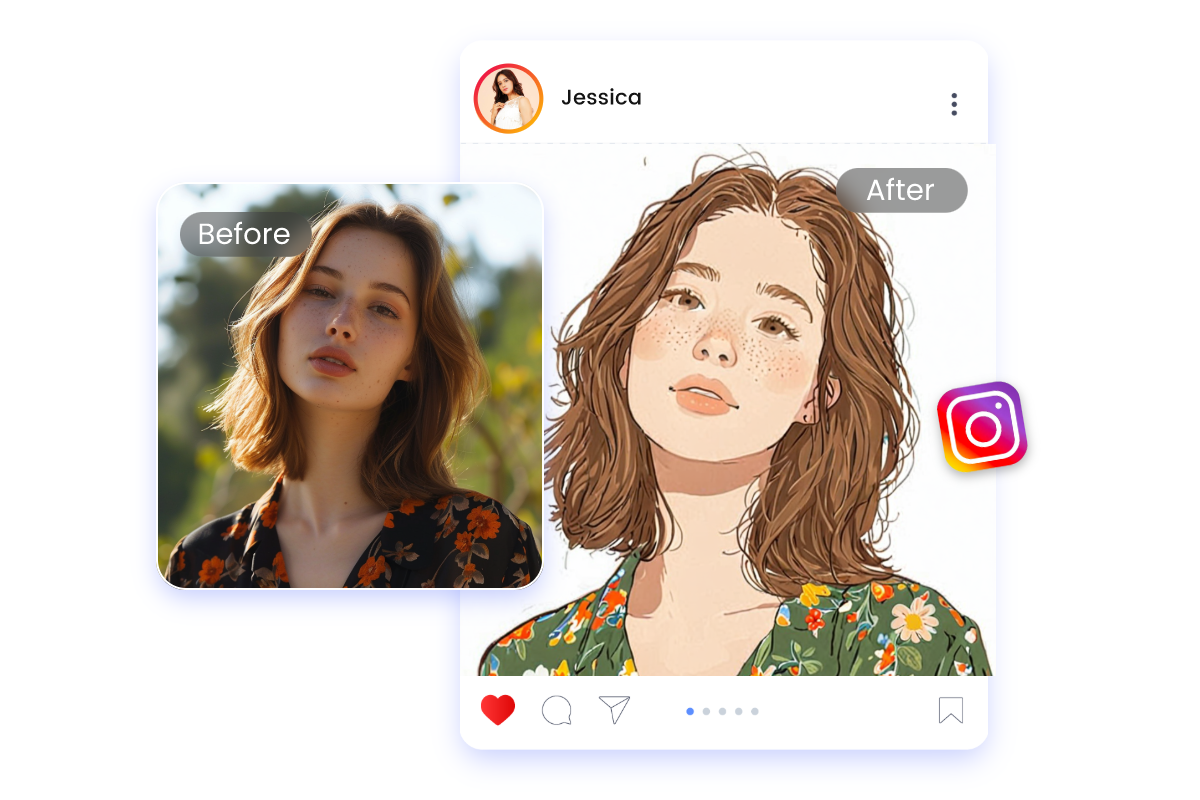 Post your snoopy avatar with snoopy filter on your social media