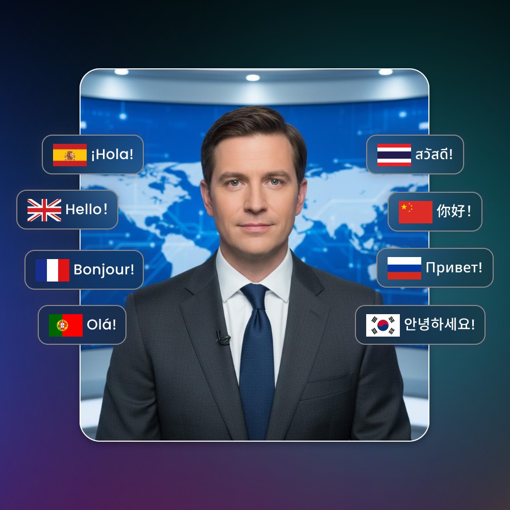 Produce fake news in multiple languages