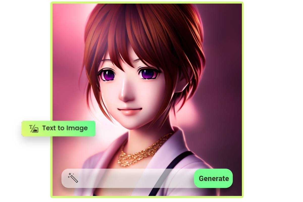 Mettre des textes de description pour créer un avatar de dessin animé de fille