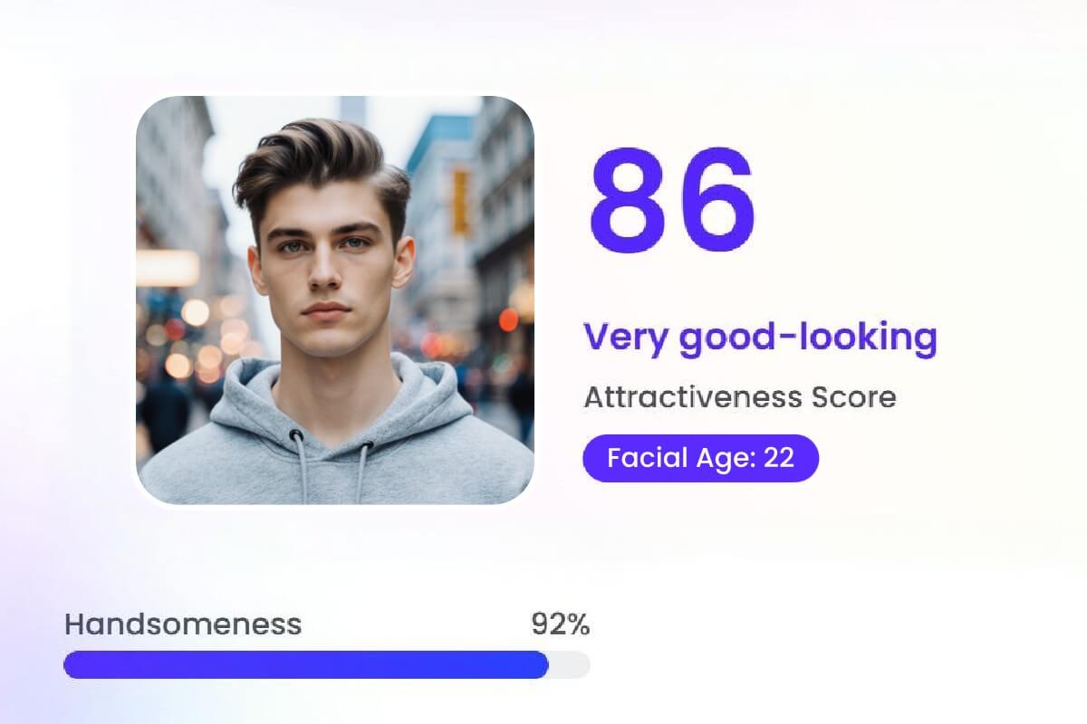 イケメン診断 - ハンサム度スコアを取得