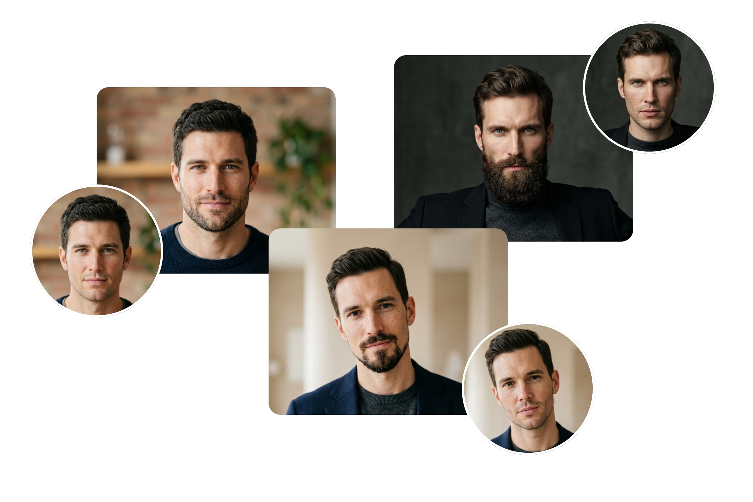 Realistic ai beard generator for any face shape