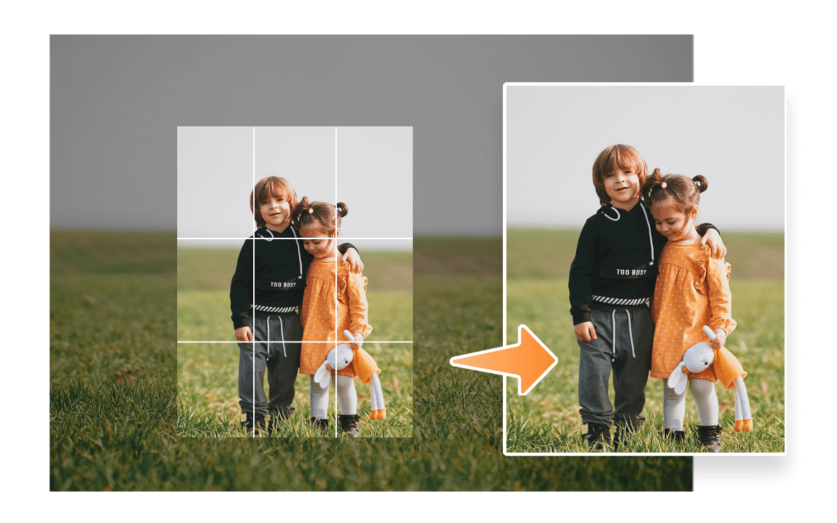 reducir el tamaño de la imagen de niño y niña
