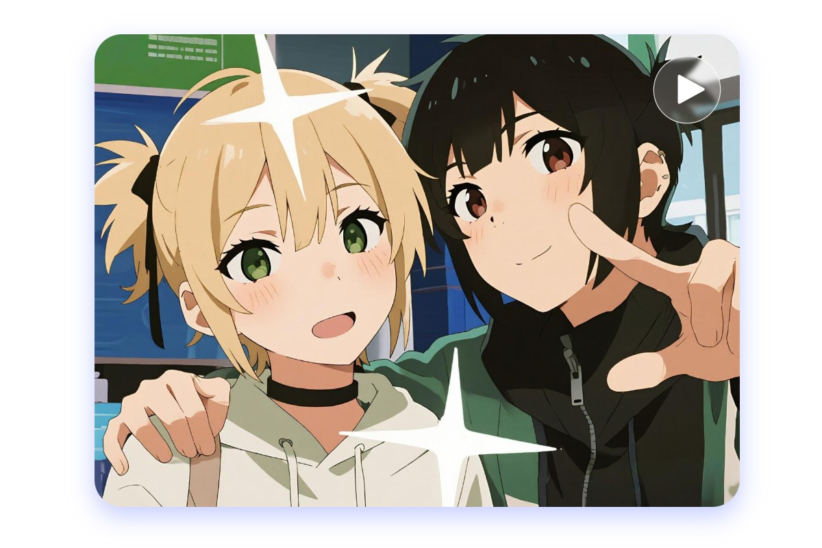 Remix anime and game scenes with ai