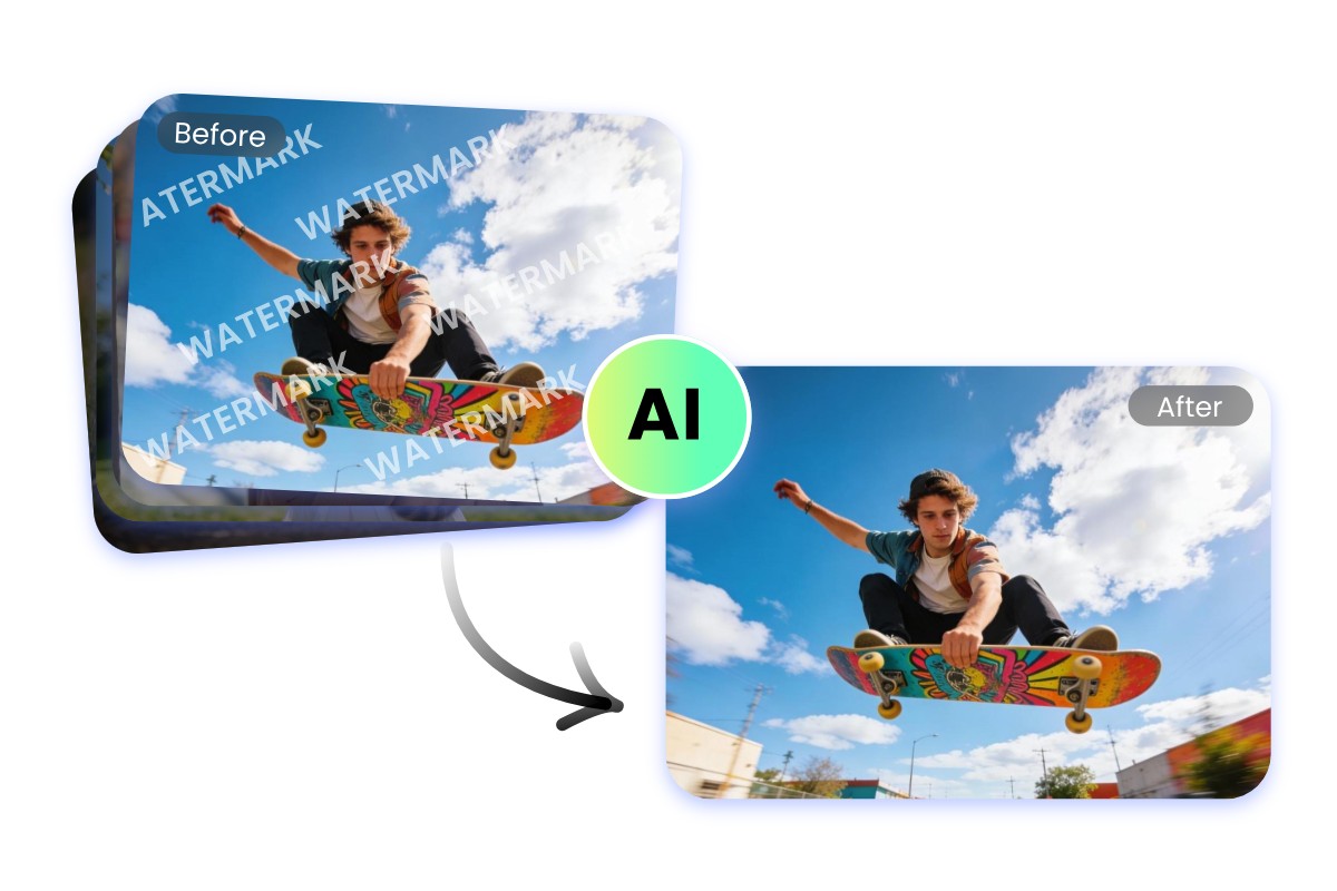 Remnove watermarks from photos with ai in fotor