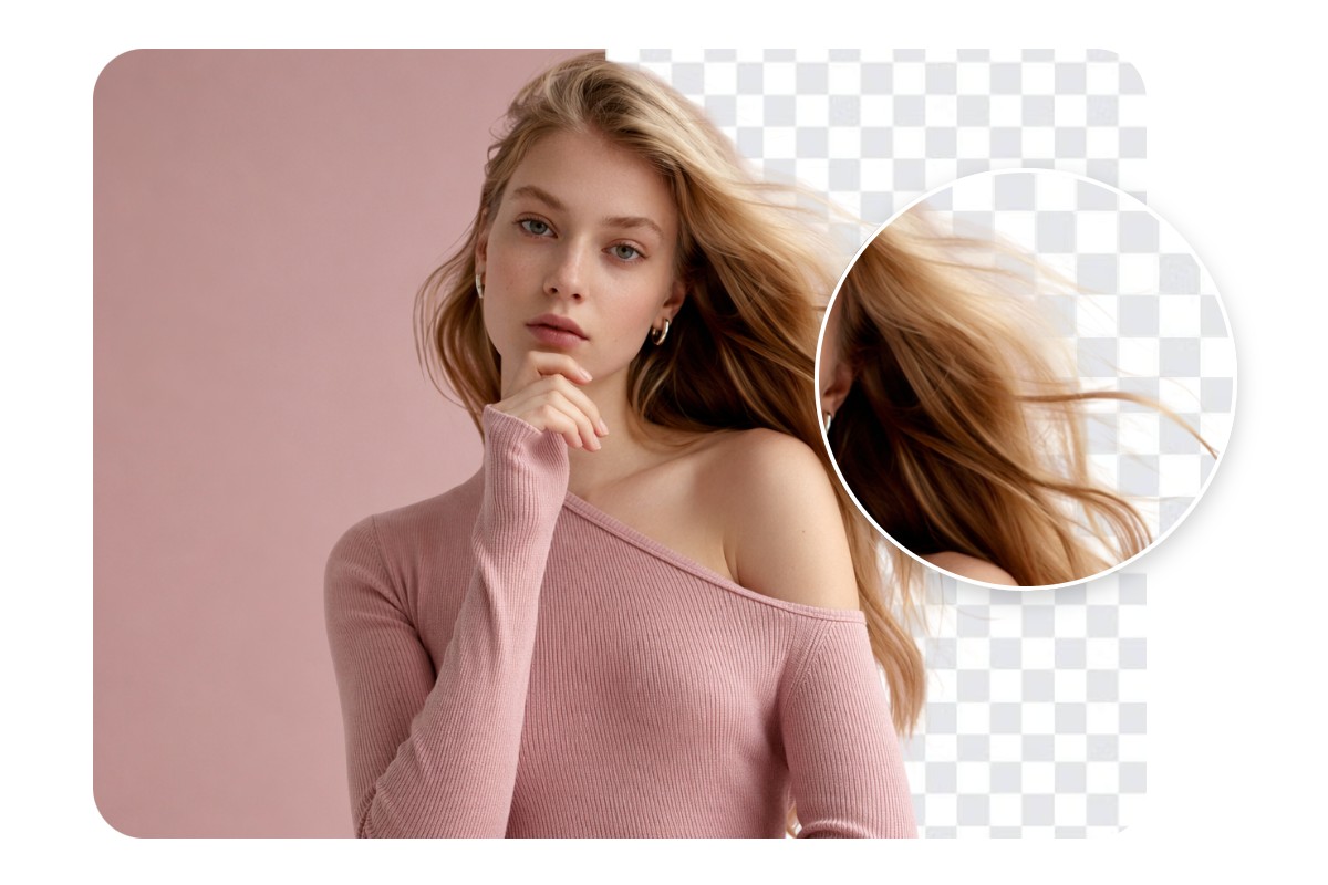 Remove background from a model visual and get a clean cutout
