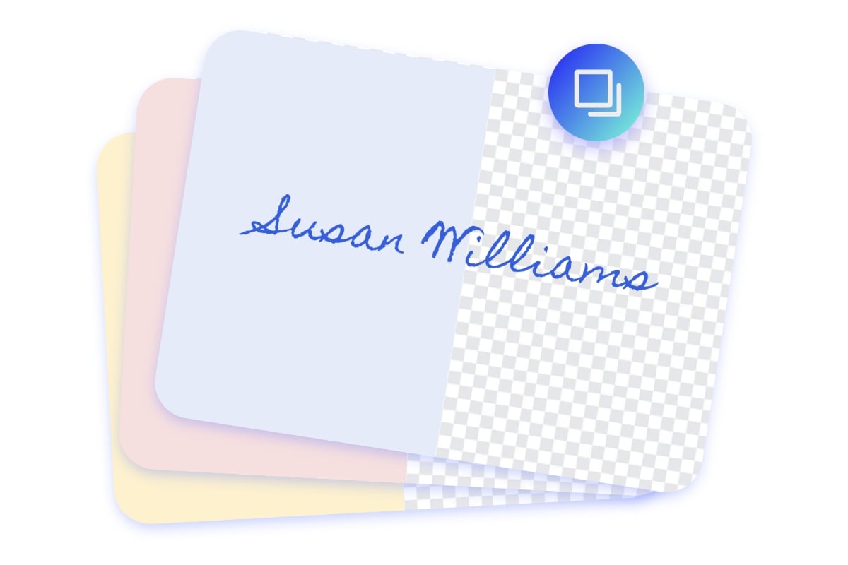 Supprimer l’arrière-plan de plusieurs signatures en une seule opération