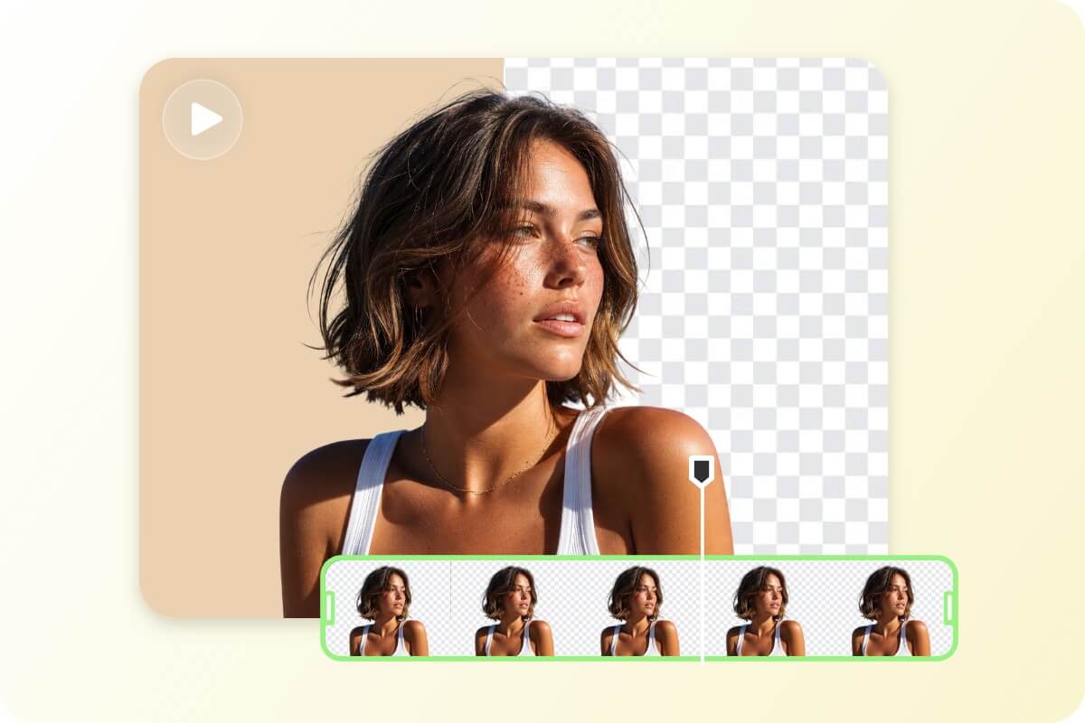 Remove background from video with clean edges preserved across frames