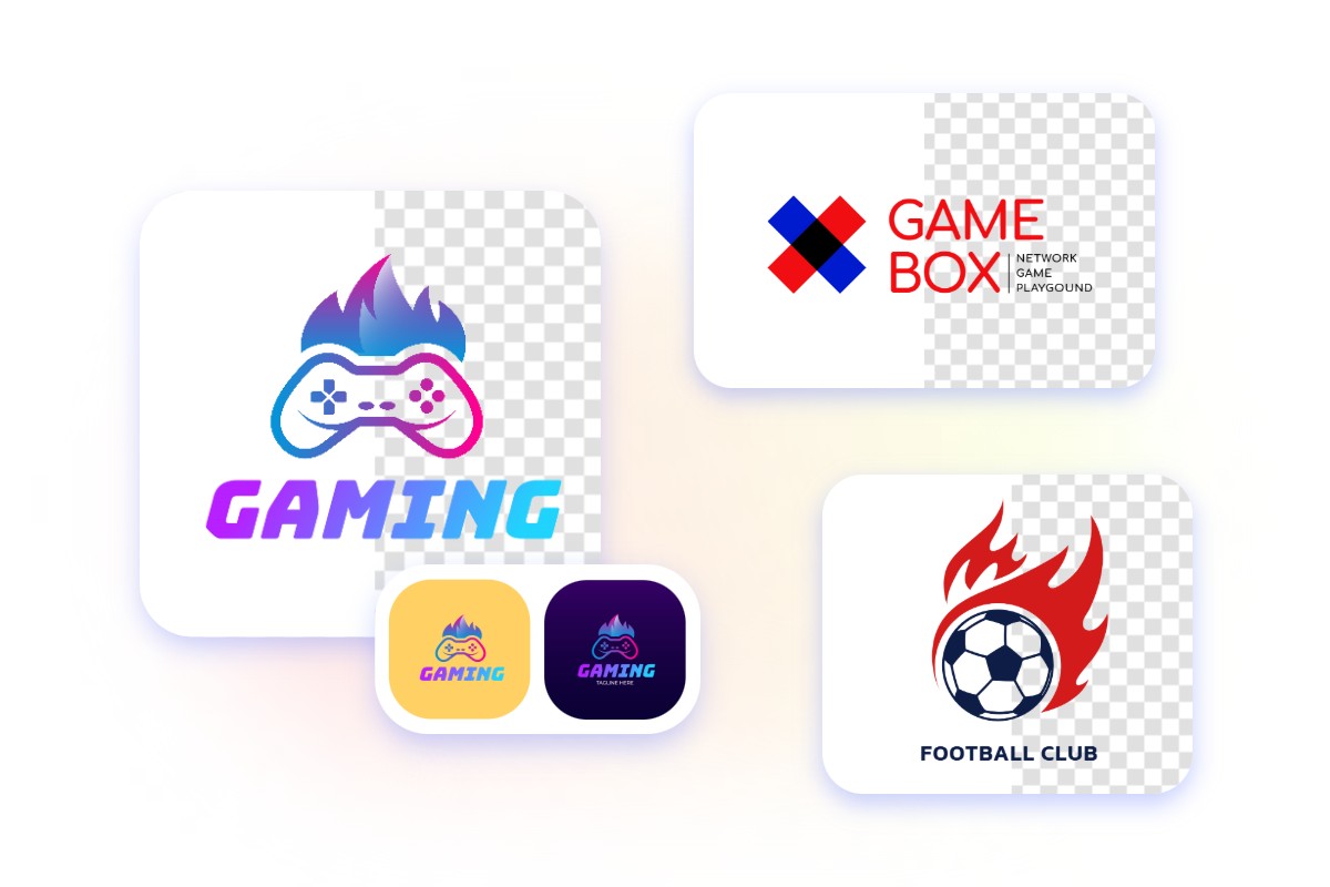 Remove backgrounds from multiple logo images