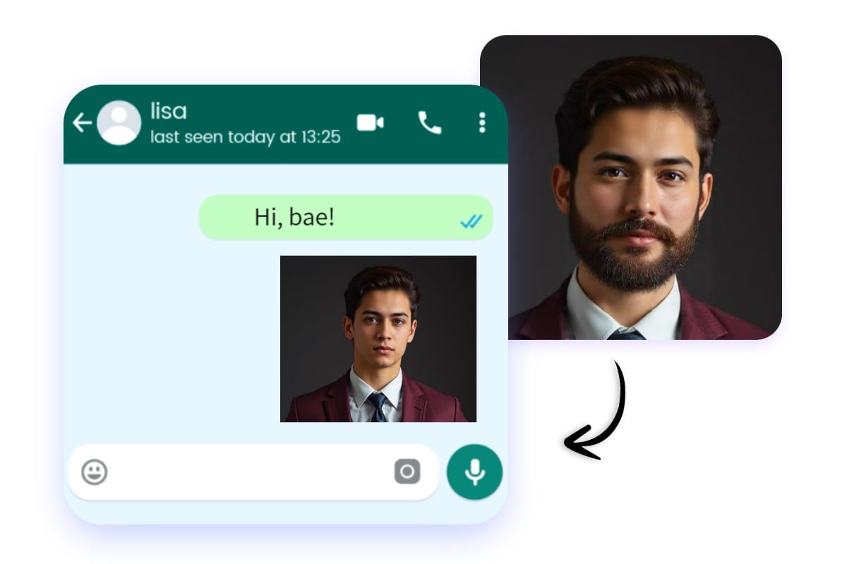 Gesichtshaare entfernen mit dem Fotor Ohne-Bart-Filter – für Spaß und kreative Bilder