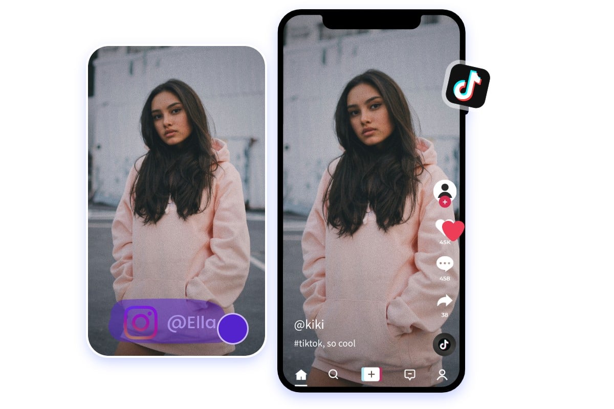 Remova marcas d’água do instagram dos reels com o removedor mágico do fotor para tirar marca d'água do instagram