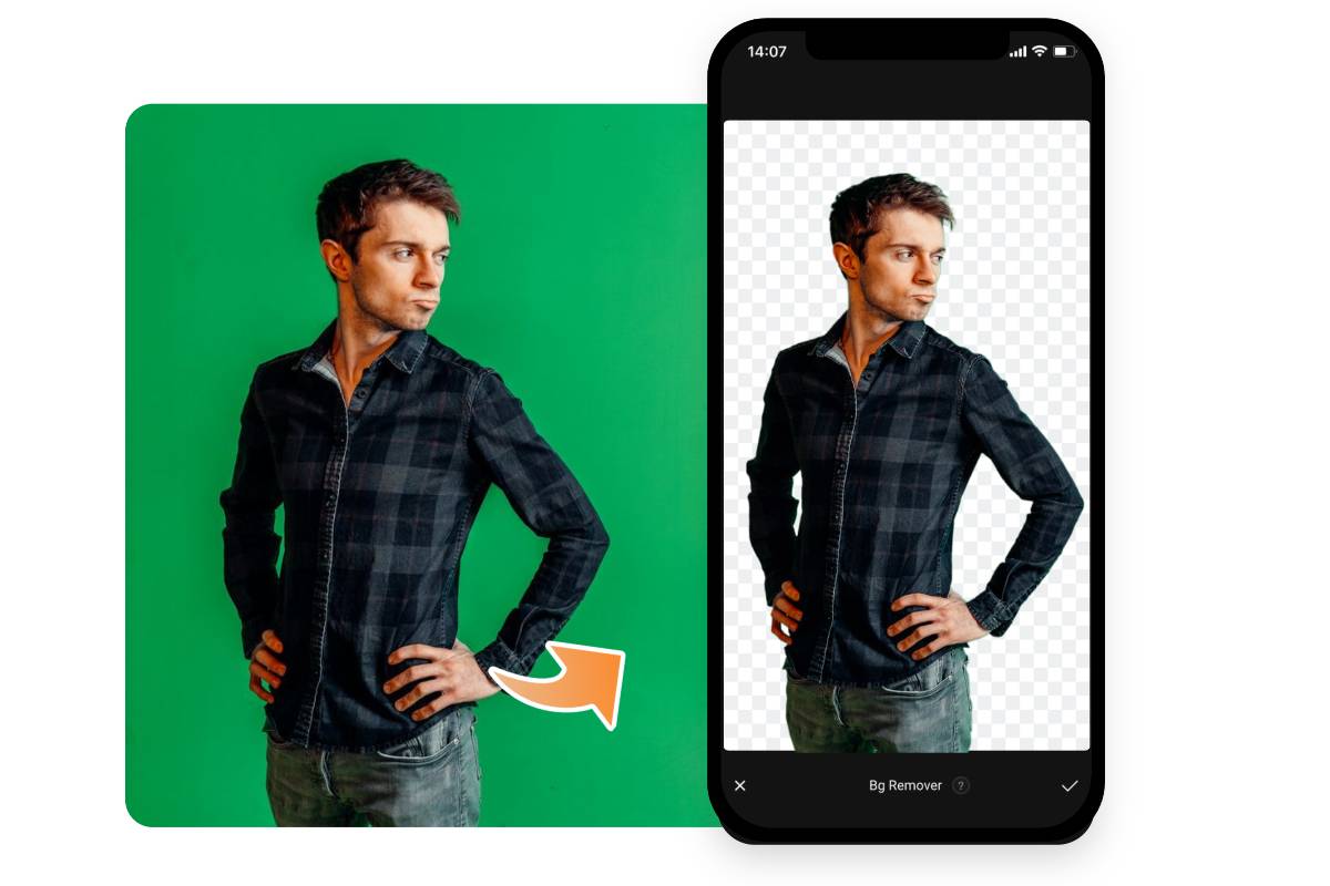 Green Screen Photo Editor Remove & Edit Green Screen Fotor