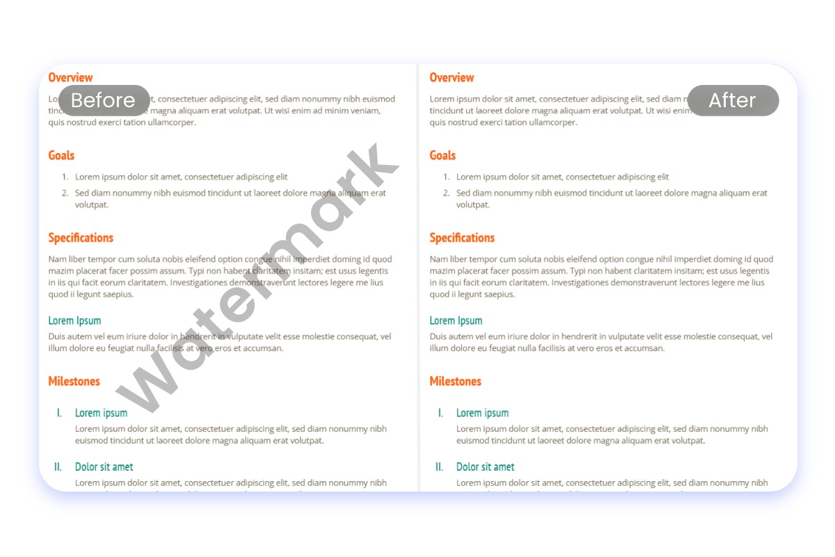 Remove the stamp watermark on an offical file scanned photo