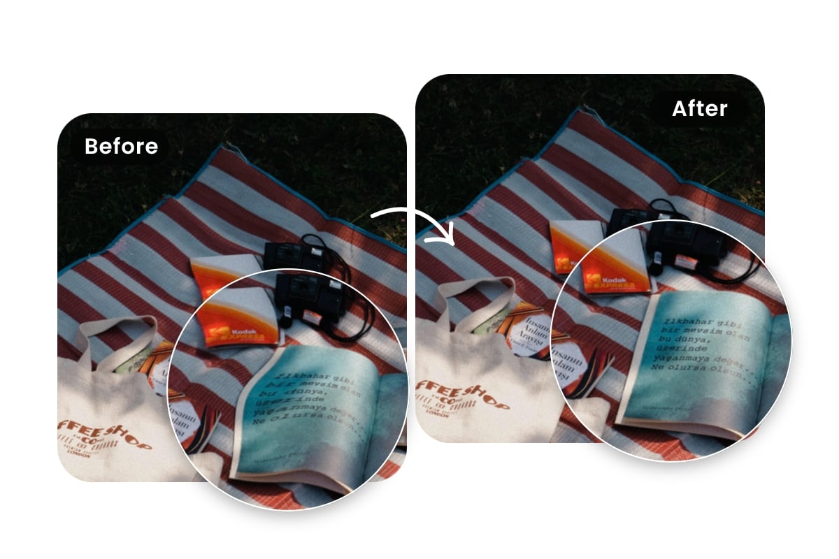 Reshape photos to repair flaws in photos