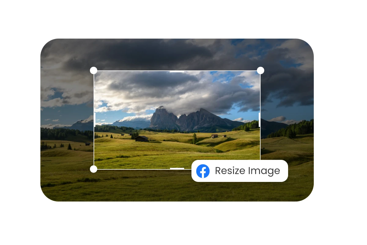 Redimensionner une image de paysage magnifique sans perdre aucun détail grâce à l’outil de redimensionnement de Fotor