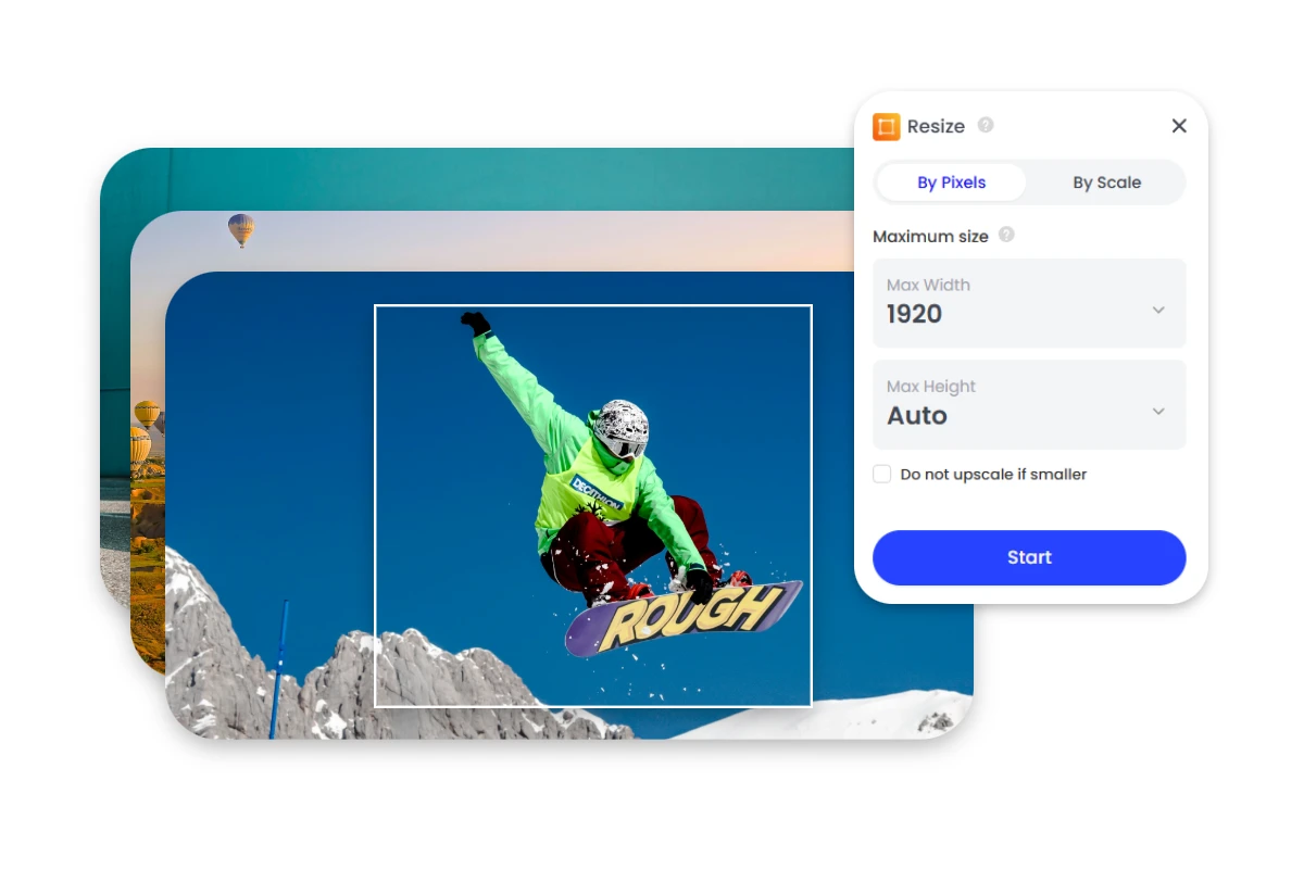 Redimensionner plusieurs images à la fois avec l’éditeur par lot de Fotor