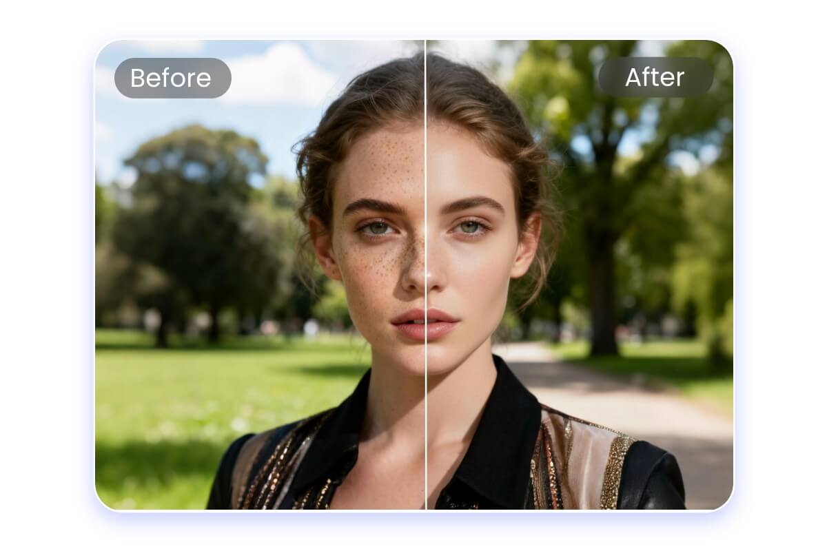 Retoucher un portrait de femme