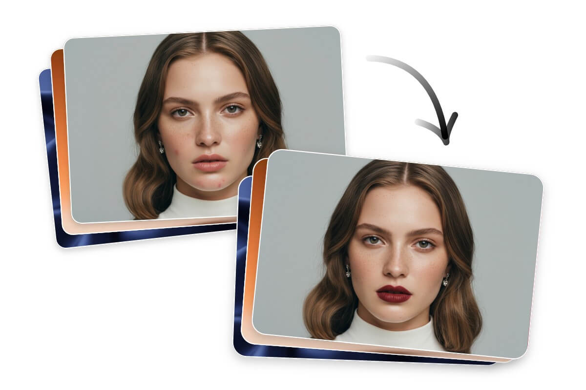 Retouch photos in bulk