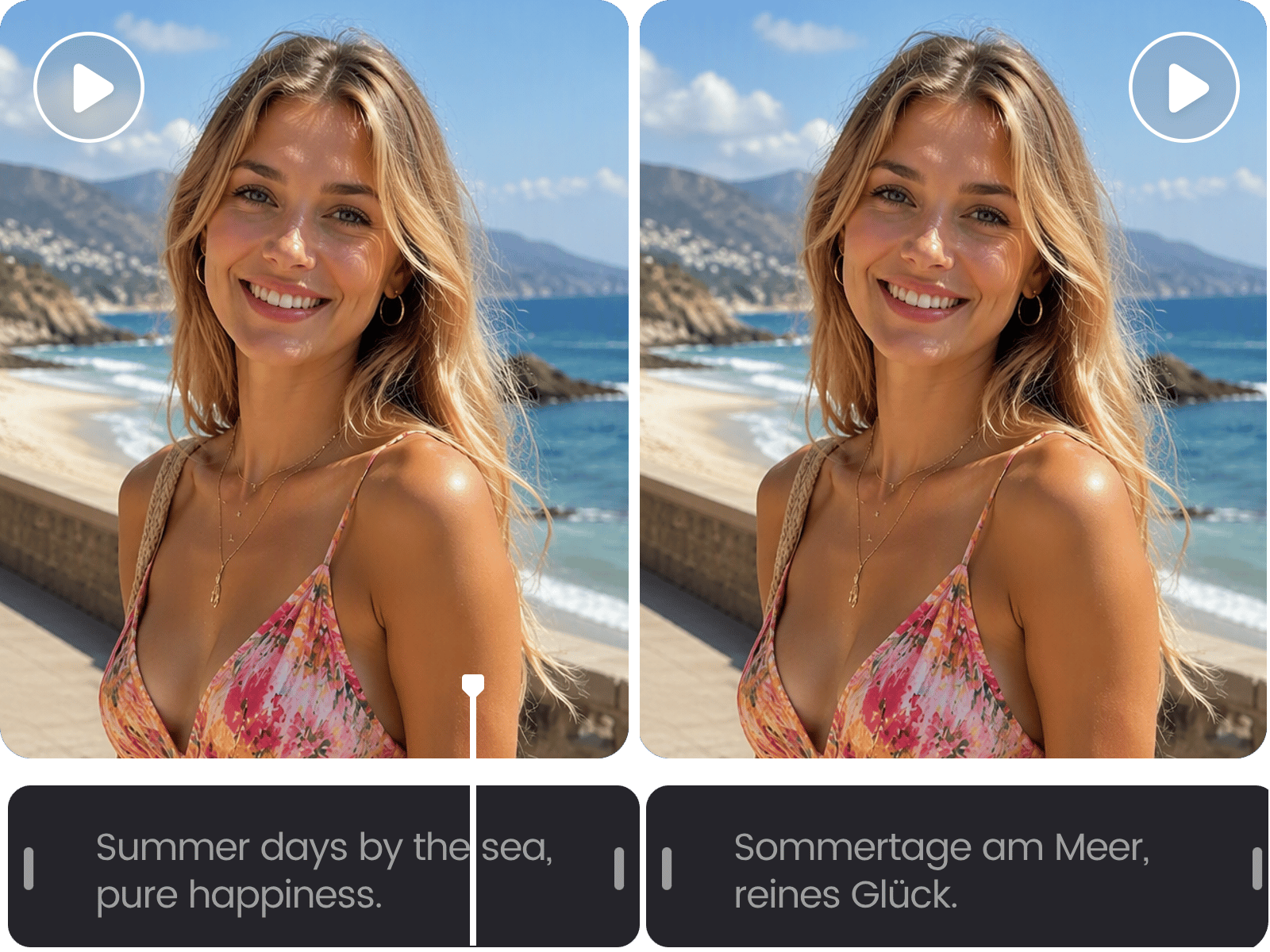 Review and edit your video translation online