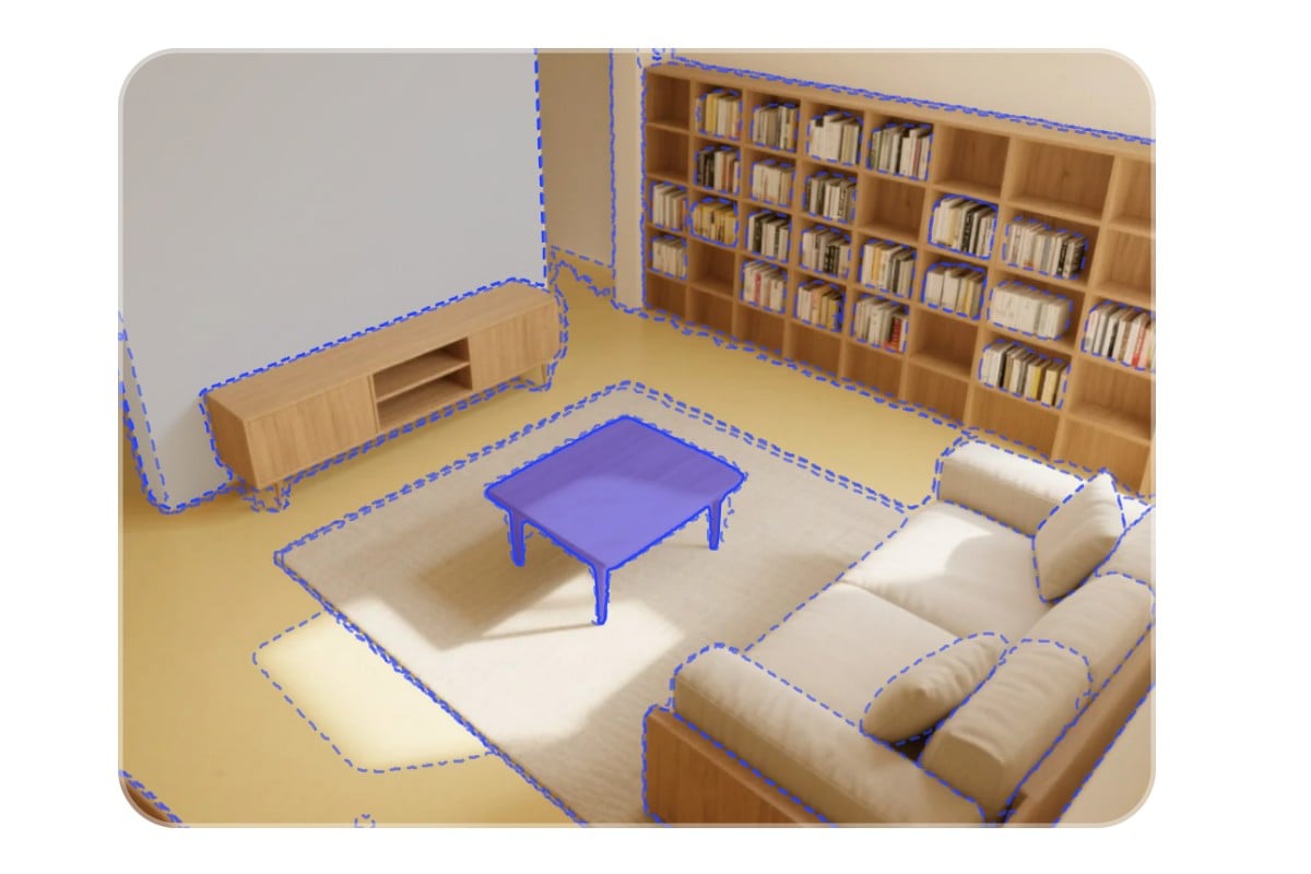 お部屋のアイテムを自動で選択・認識