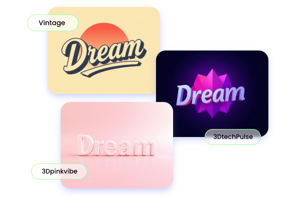豊富なフォントスタイルとアート風プリセット