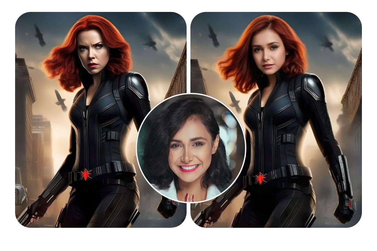 découvrir à quoi vous ressembleriez en super-héros grâce à l'outil de Face Swap de Fotor