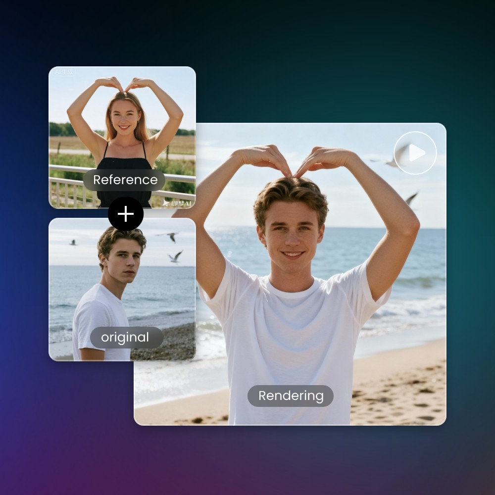 See your photo move in the same way as a subject does in your video