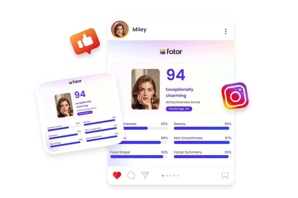 SNSで顔評価トレンドに参加