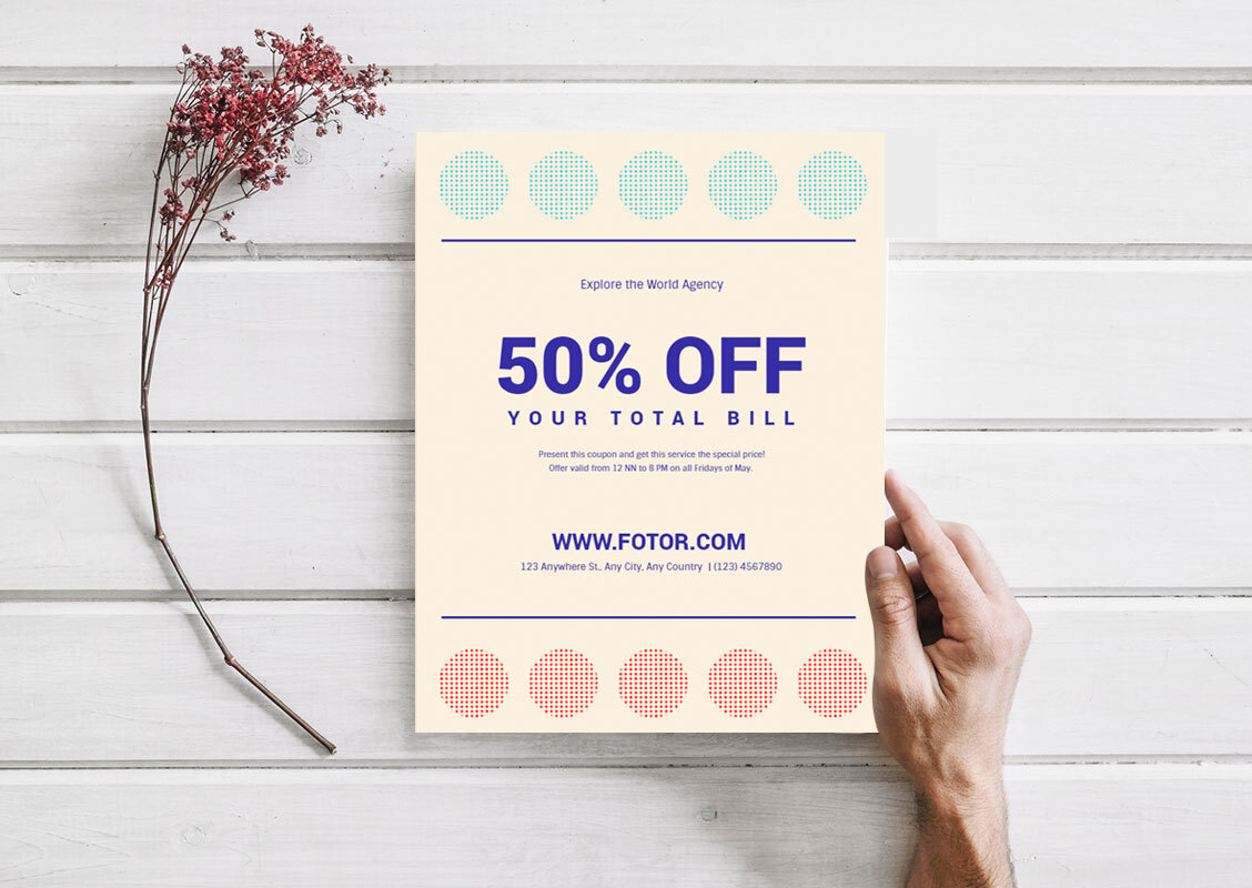 Coupon Maker Make Stunning Coupon Online for Free Fotor Graphic