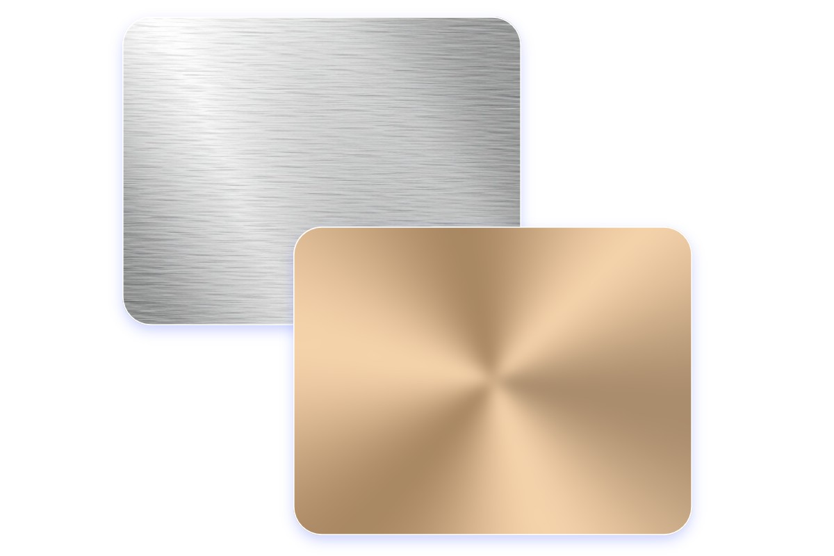 Silver and gold metal textures created by fotor ai