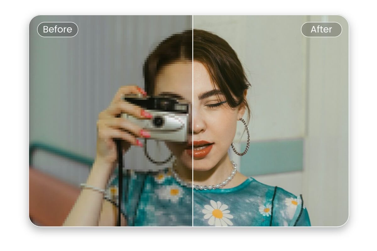 fotor AI画像エンハンサーで、複数の画質の問題を一度に解決